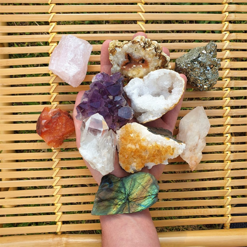 Lot 10 Pierres Naturelles Collection Géodes Et Minéraux