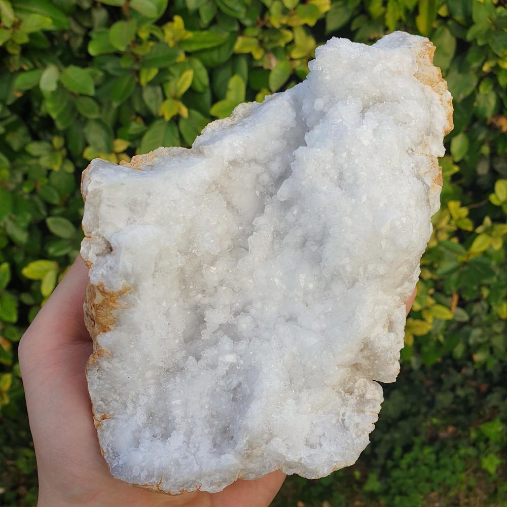 Demi-Géode Quartz Cristal de Roche - Maroc
