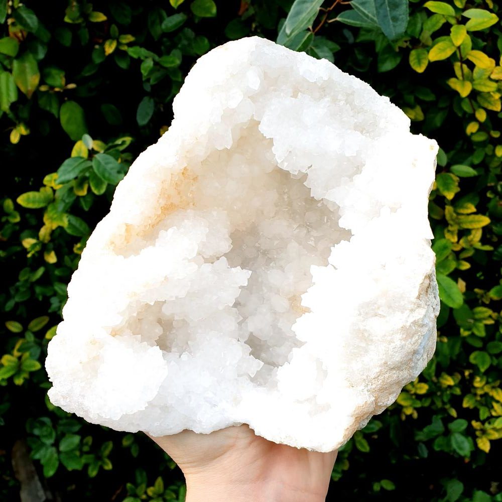 Demi-Géode Quartz Cristal de Roche - Maroc