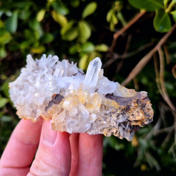 Quartz Cristal de Roche et Sidérite - Vizille, Isère, France