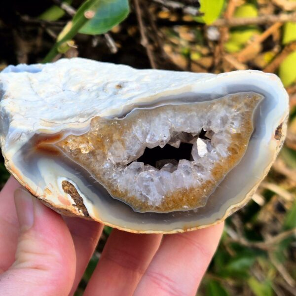 Géode d'Agate et Quartz Moyenne - Oco, Brésil