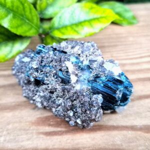 Tourmaline bleue Indigolite et Lépidolite - Minas Gerais, Brésil