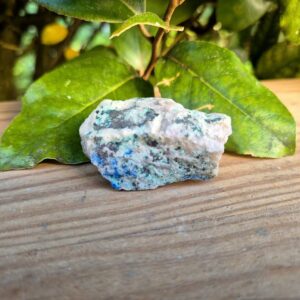 Azurite/Malachite sur Quartz laiteux - Cap Garonne, Var, France