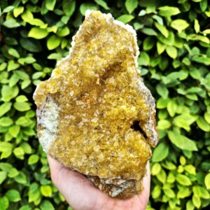 Fluorite jaune et Calcite - Moscona Mine, Espagne