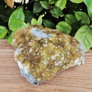 Fluorite jaune et Calcite - Moscona Mine, Espagne