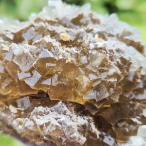 Fluorite jaune avec Baryte et Calcite - Moscona Mine, Espagne