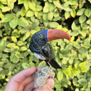 Sculpture Toucan Pierres Naturelles - Pérou