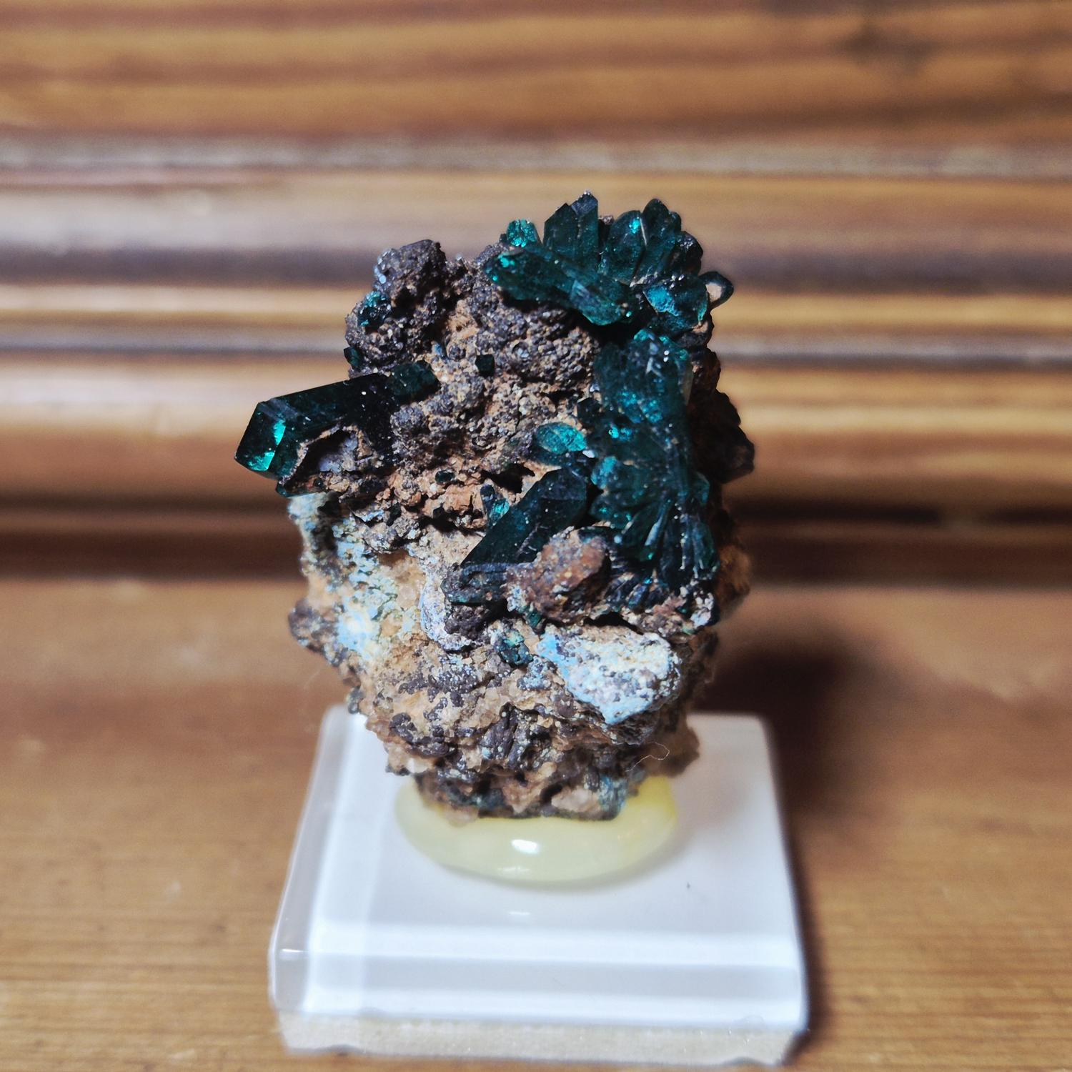 Dioptase et Chrysocolle Thumbnail - Mindouli, Congo Brazzaville
