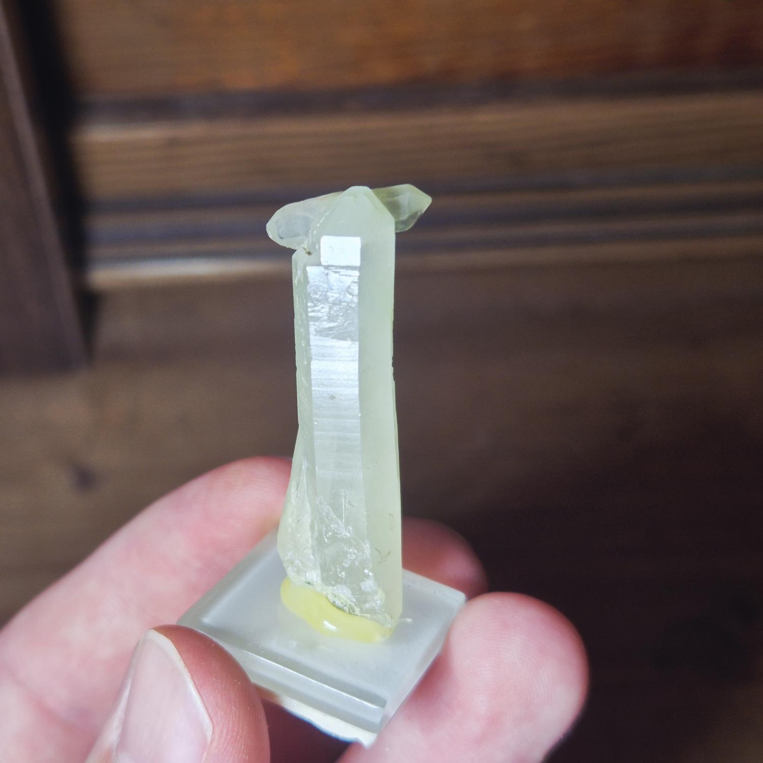 Quartz Prase Chlorite biterminé - Pakistan