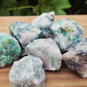 Dioptase brute dans gangue - Kazakhstan